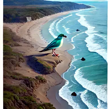 coastal bird distribution detected again, this time inland