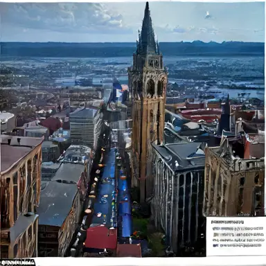 Correction appended: across towers note arrived