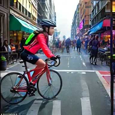 Correction appended: on bike away