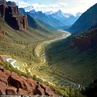 Correction appended: past every valley below