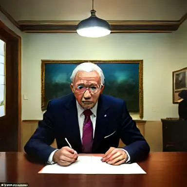 Correction appended: President wrote
