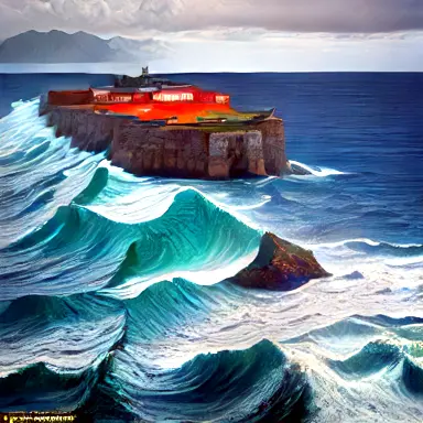 Correction appended: sea off each