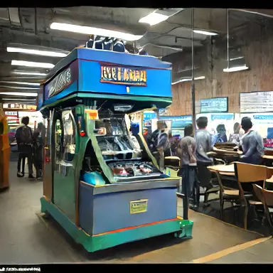 Correction appended: show-up machine where