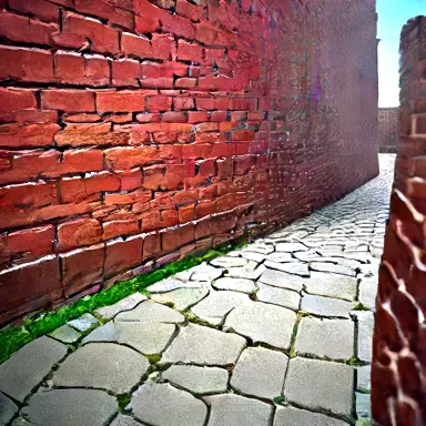 cracked smooth brick detected again, this time inland