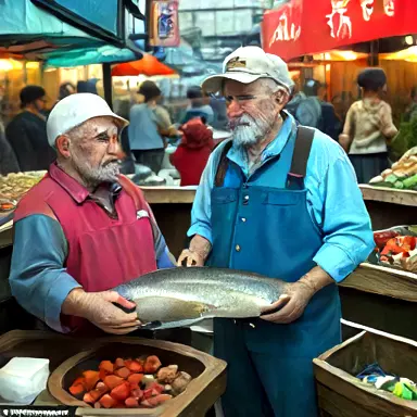 Fishermen describe about intermediate market here off the shelf