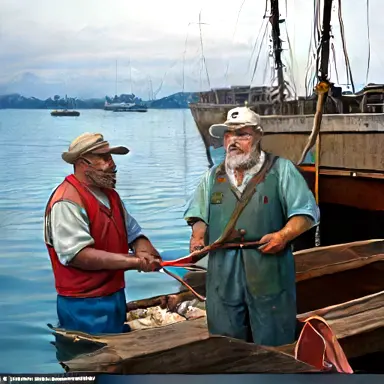 Fishermen describe across two nations off the shelf