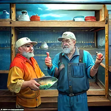 Fishermen describe actors manage pointing off the shelf