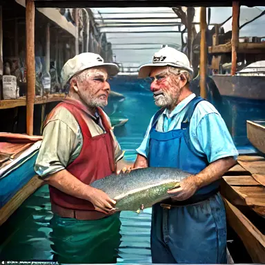 Fishermen describe are mostly supporting off the shelf