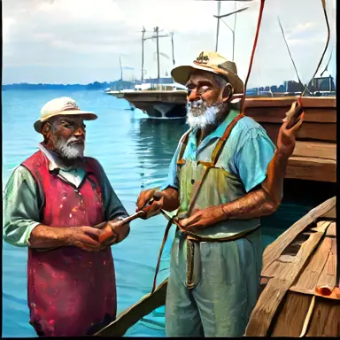 Fishermen describe Art Iwadbaza found from off the shelf