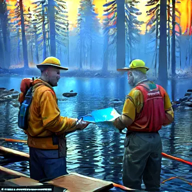 Fishermen describe brought things off the shelf