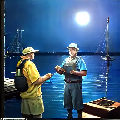 Fishermen describe certain lunar weather off the shelf