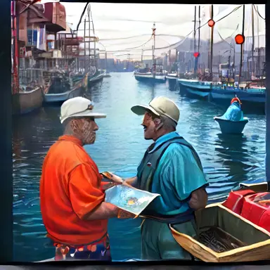 Fishermen describe close signal returns monitored off the shelf