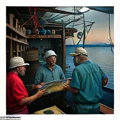 Fishermen describe context history material how off the shelf