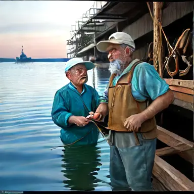 Fishermen describe defined during off the shelf