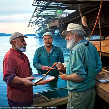 Fishermen describe discussed after off the shelf