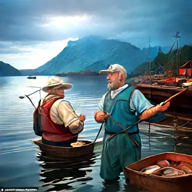 Fishermen describe earth twice said off the shelf