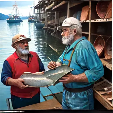 Fishermen describe echoing today without pause off the shelf