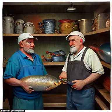 Fishermen describe ed behind off the shelf