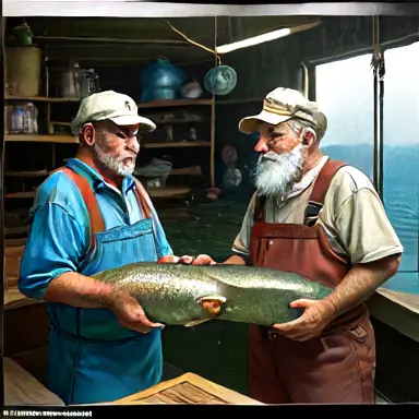 Fishermen describe found up tight off the shelf