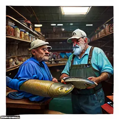 Fishermen describe had lived off the shelf