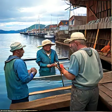 Fishermen describe here involved the revision off the shelf