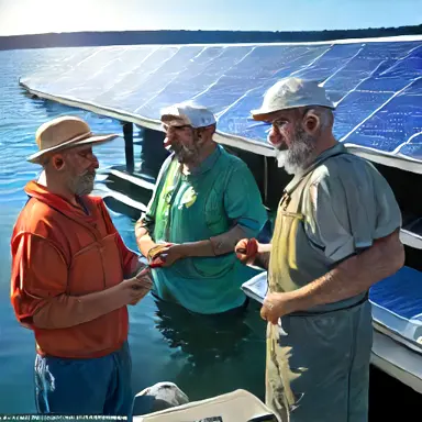 Fishermen describe how solar installation off the shelf