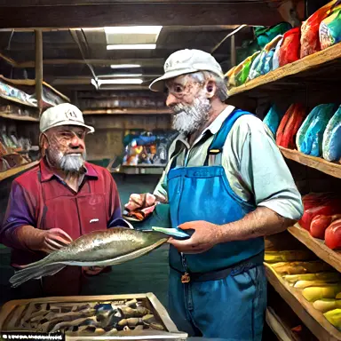 Fishermen describe human interpretation within output off the shelf