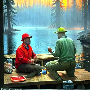Fishermen describe it warm and sitting off the shelf