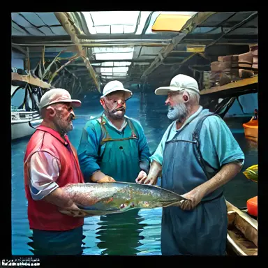 Fishermen describe just entered confirmation off the shelf