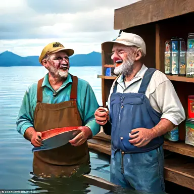 Fishermen describe laughter washed part off the shelf