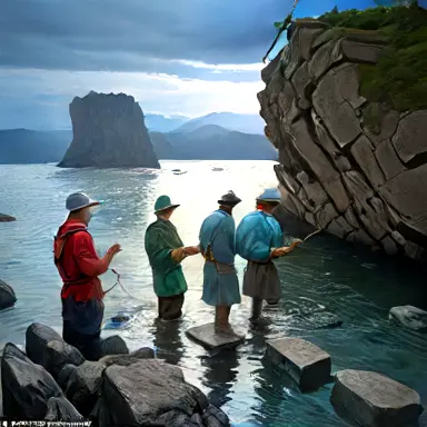 Fishermen describe leading stone off the shelf