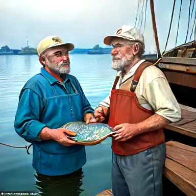 Fishermen describe like maybe here off the shelf