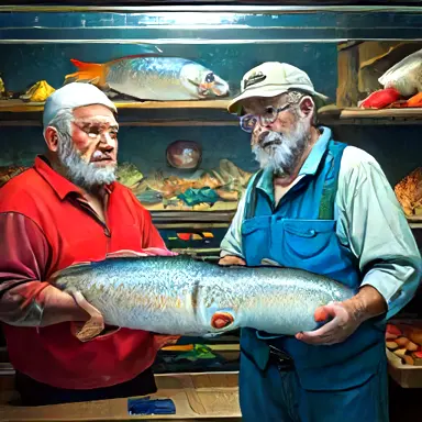 Fishermen describe local fish off the shelf