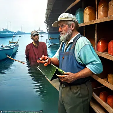 Fishermen describe not letting her off the shelf