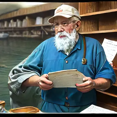Fishermen describe notes prior detailed original off the shelf