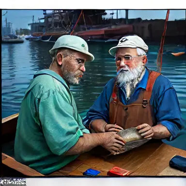 Fishermen describe on computer found off the shelf