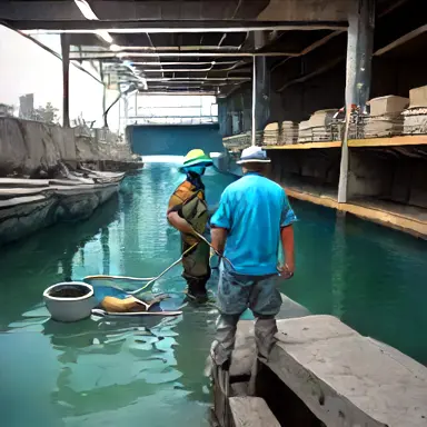 Fishermen describe polyisolate concrete off the shelf