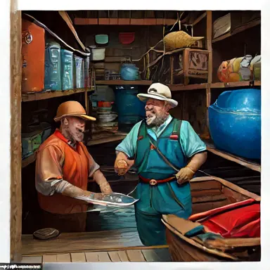 Fishermen describe set there was where off the shelf