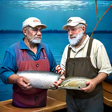 Fishermen describe share like choice say off the shelf