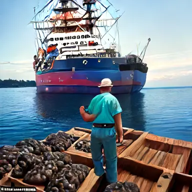 Fishermen describe ship scat off the shelf