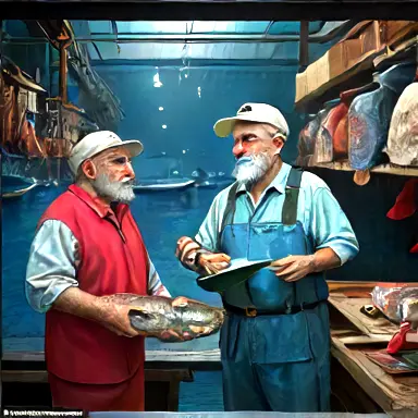 Fishermen describe show upward divergence because off the shelf