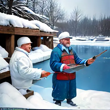 Fishermen describe snow the off the shelf