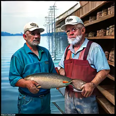 Fishermen describe someday Yep I bet off the shelf