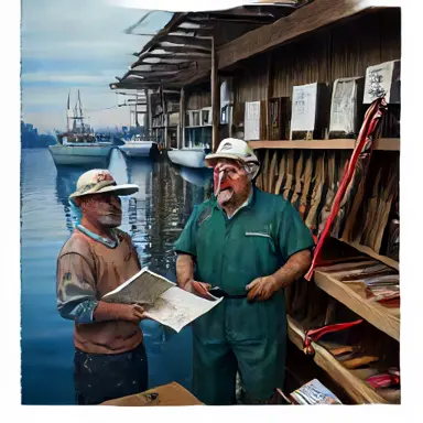 Fishermen describe Stay right next this off the shelf