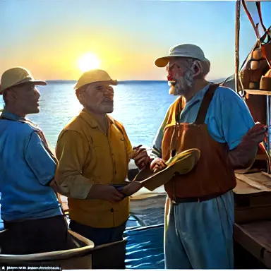 Fishermen describe sun let off the shelf
