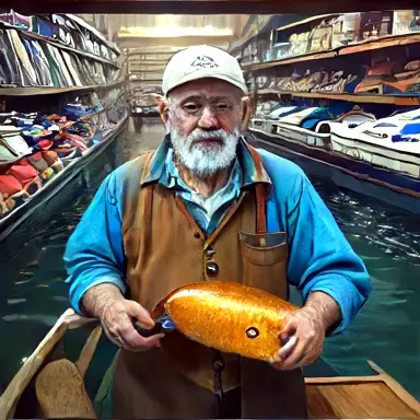Fishermen describe the button labeled previously off the shelf