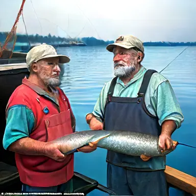 Fishermen describe they gave due two off the shelf