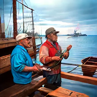 Fishermen describe think confident especially surrounding off the shelf