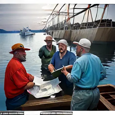 Fishermen describe this meeting response off the shelf