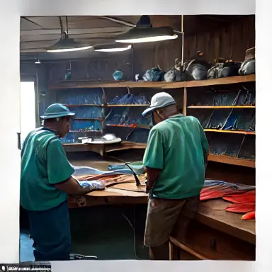 Fishermen describe un/blank its bed off the shelf